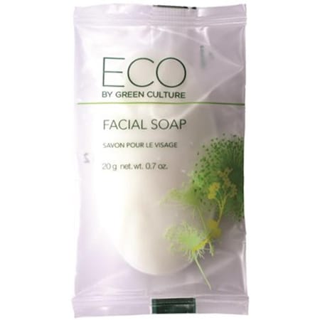 Rdi-Usa Eco By Green Culture Facial Soap Bar, 0.7 Oz, 500Pk 3571304